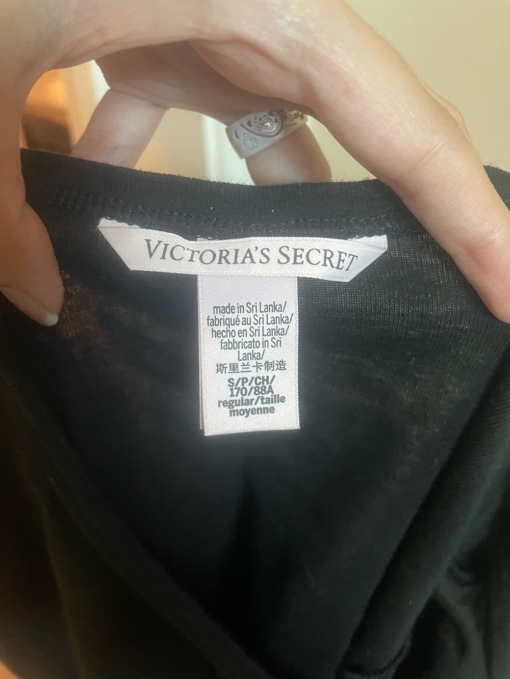 Victoria's Secret Black Scoop Neck Tank